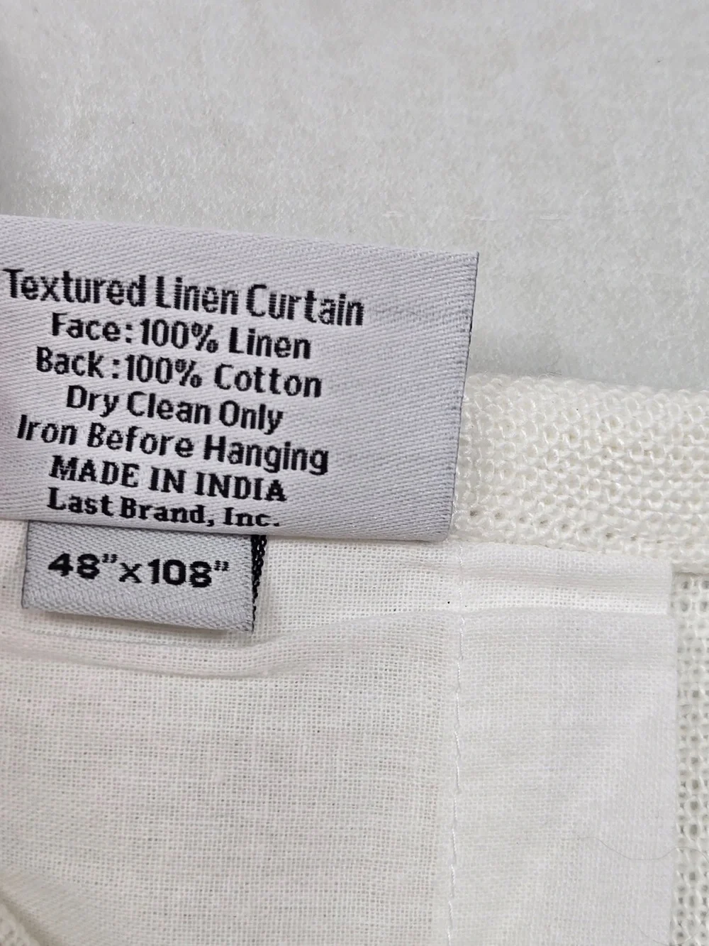 Quince includes 48x108